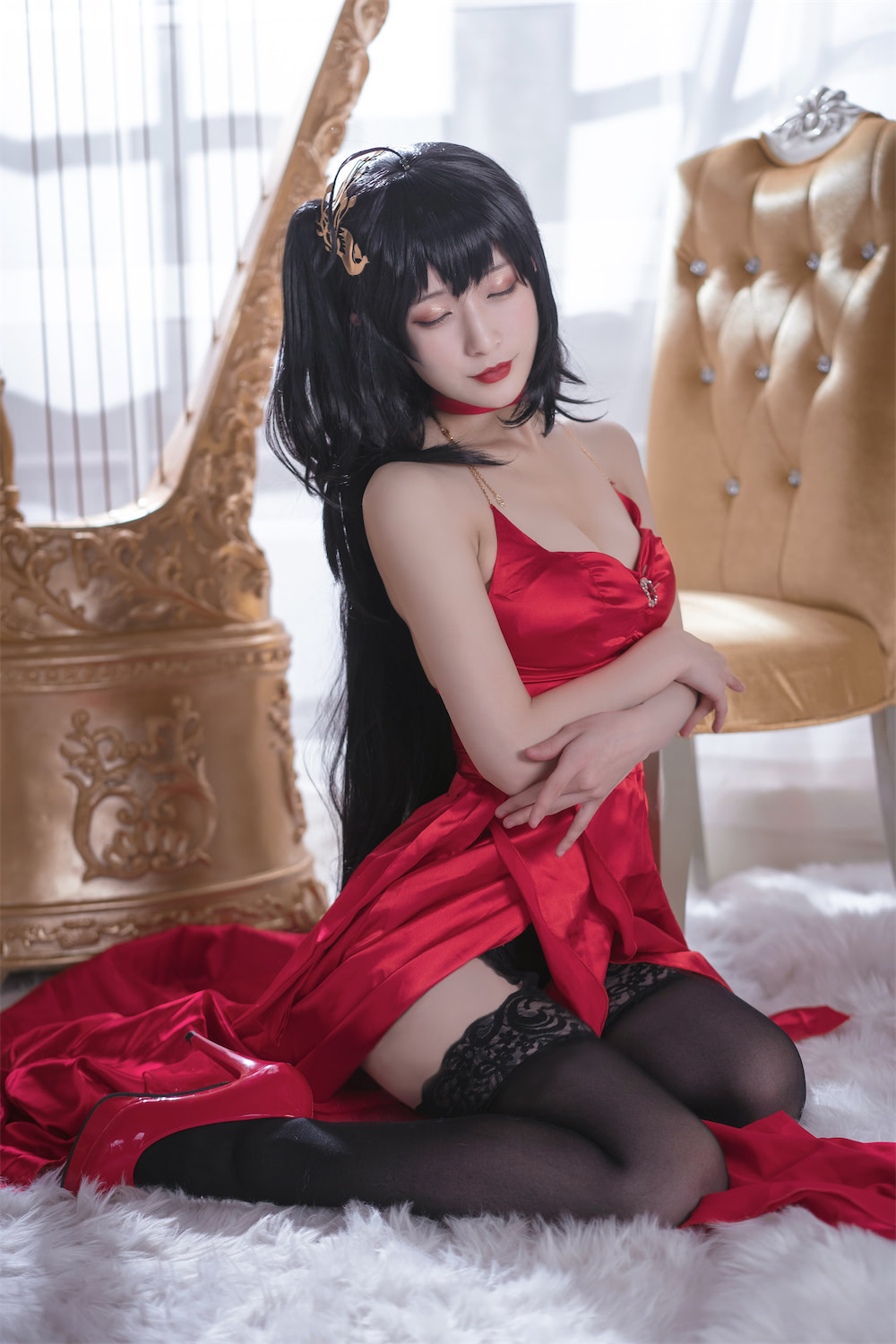 铁板烧鬼舞w碧蓝航线大凤礼服26p