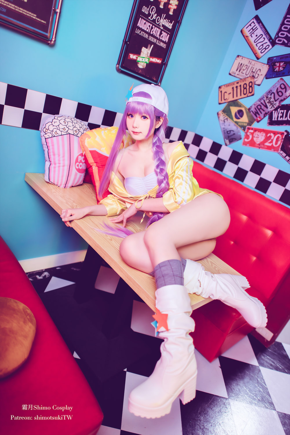 霜月shimo间桐樱泳装15p