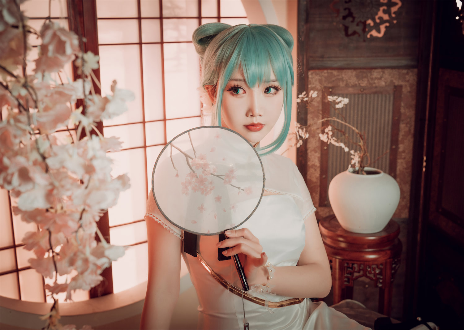 面饼仙儿初音旗袍28p