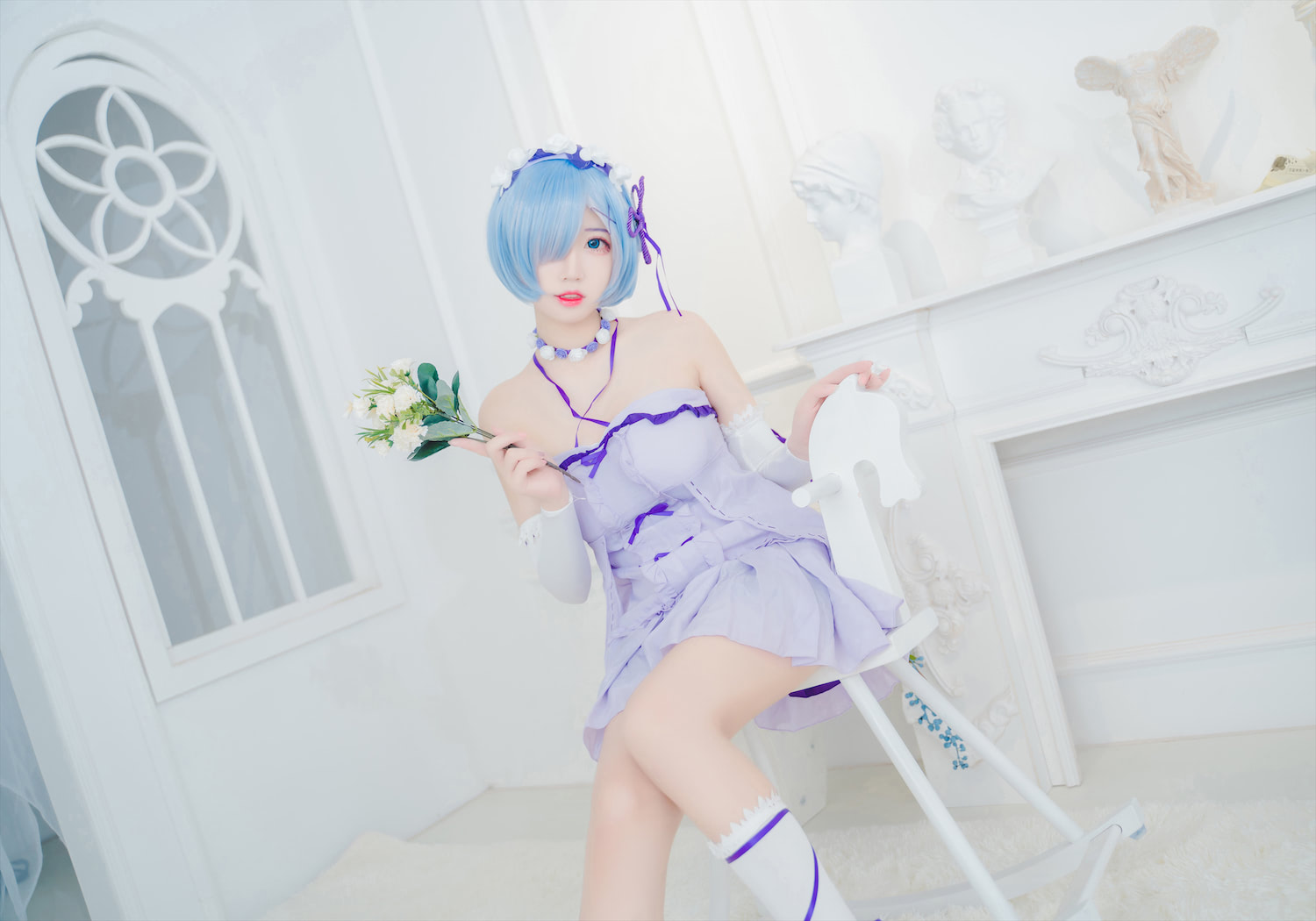 猫君君MaoJun蕾姆小礼裙27p