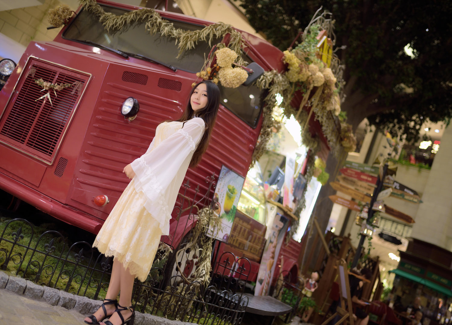 穆零Mu0文艺风小白裙30p