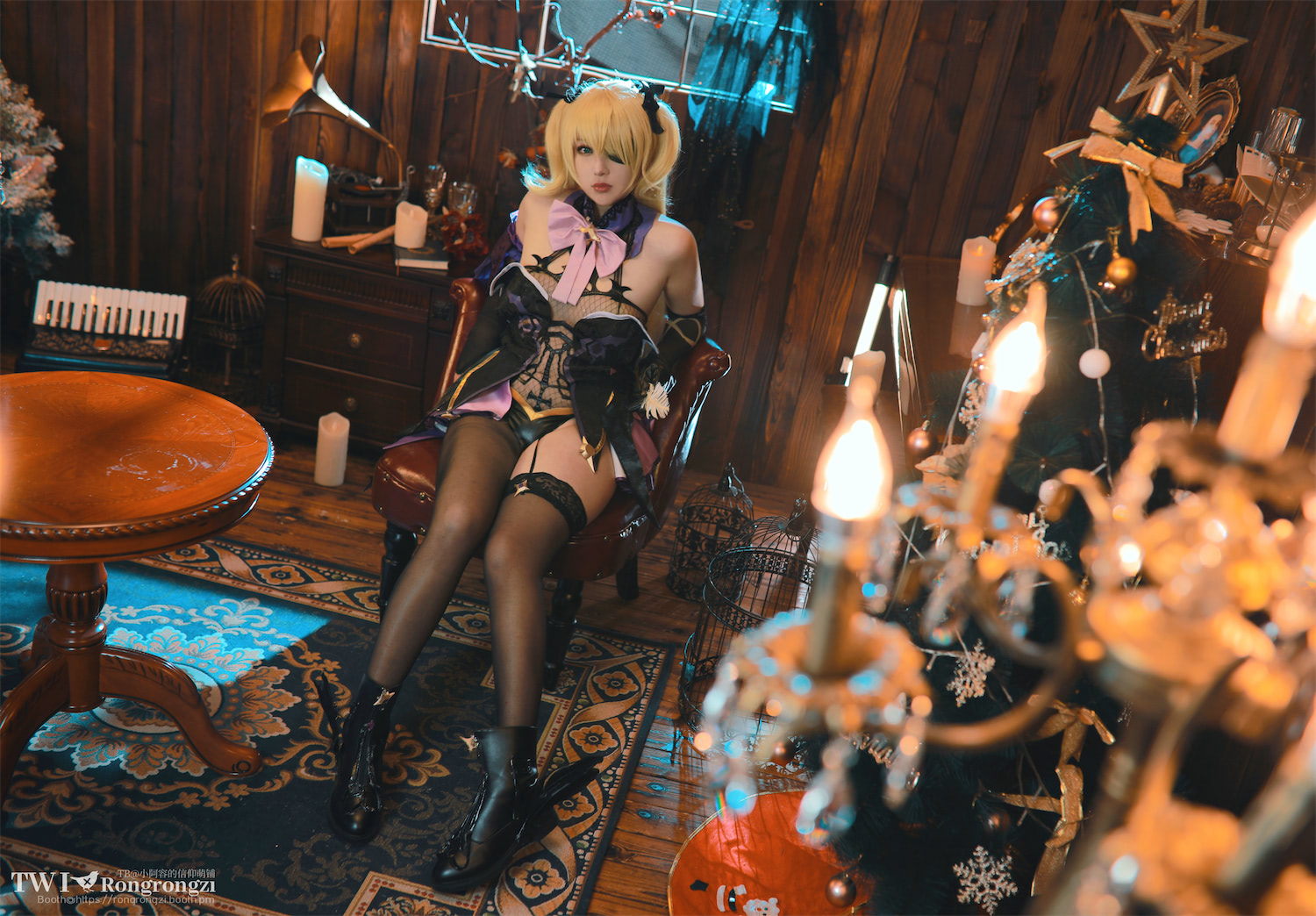 小容仔咕咕咕原神Fischl菲谢尔26p1v