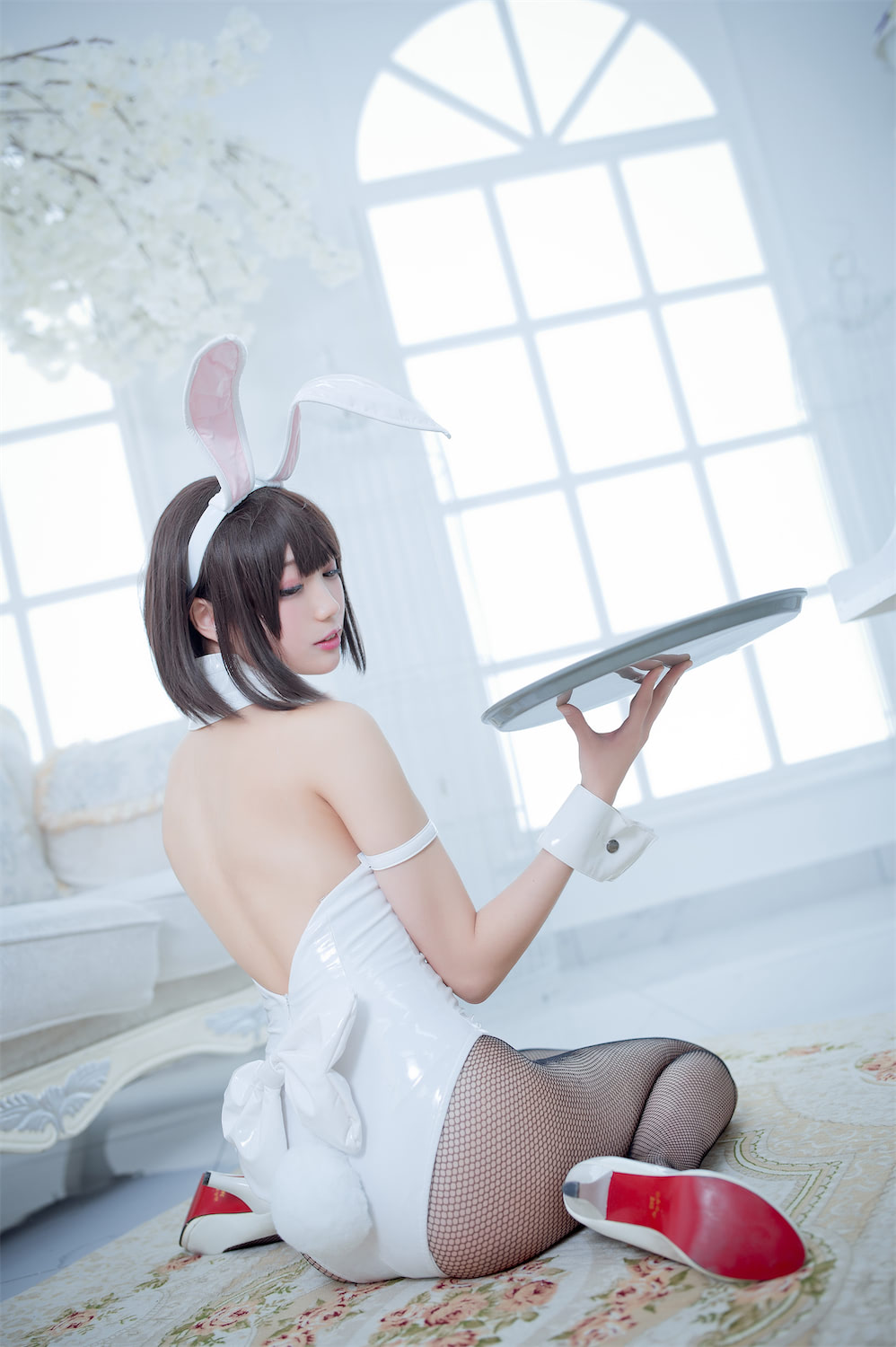 周叽是可爱兔兔加藤惠兔女郎32p_4