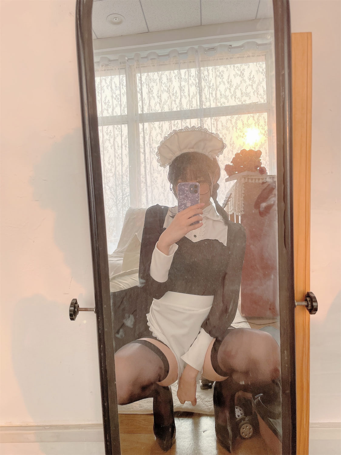 周叽是可爱兔兔眼镜女仆店长53p3v