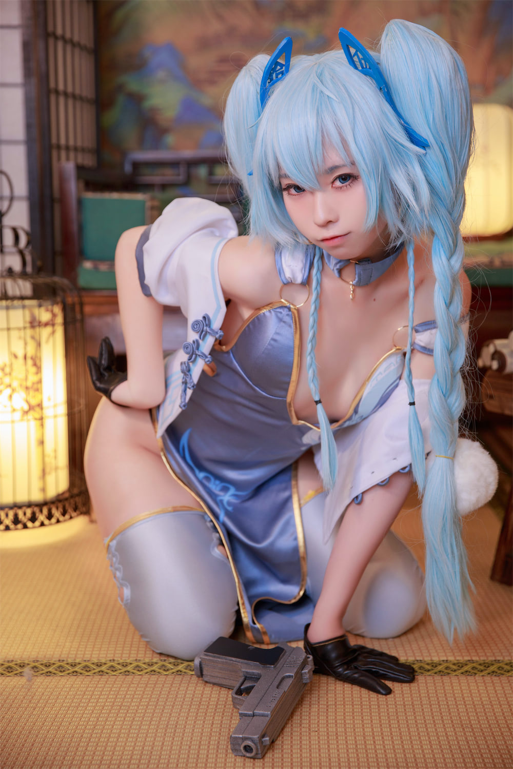 G44不会受伤少女前线Pa15翠雀媚20p