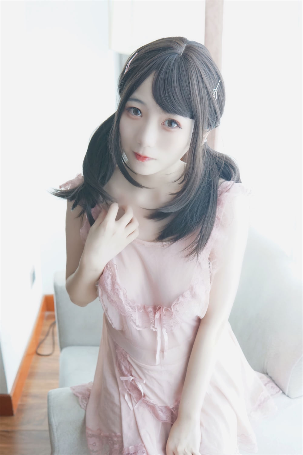usejan粉色小睡裙32p_1