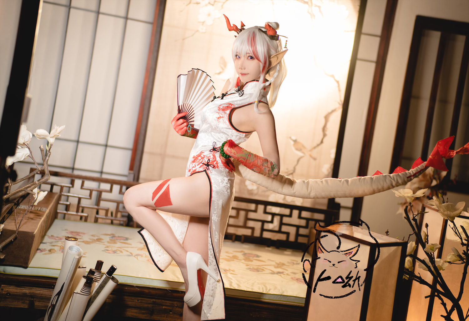 卜呦明日方舟年旗袍乐逍遥15p