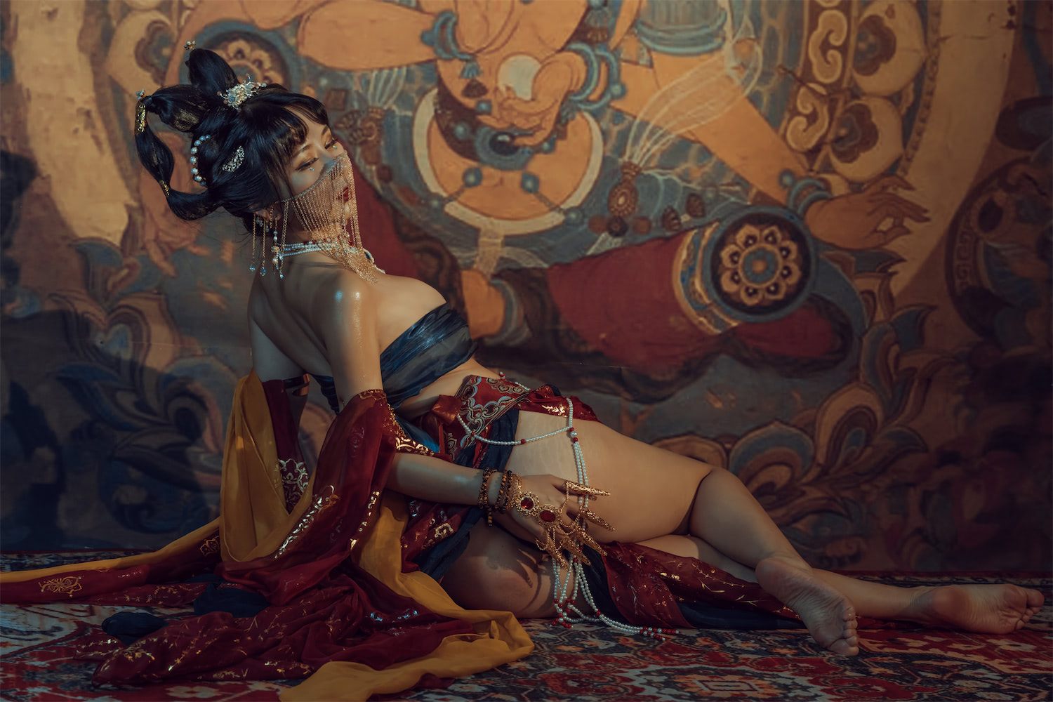 云溪溪麻辣味的奶桃桃敦煌45p