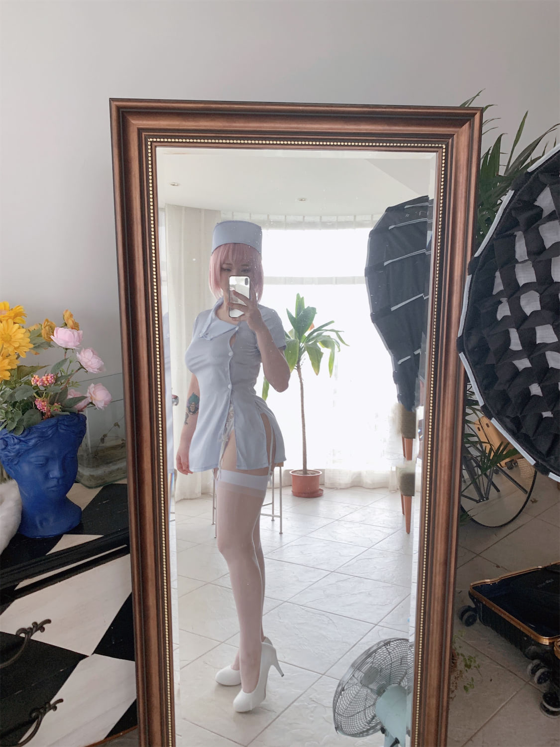 皮皮奶_Booty周叽是可爱兔兔粉蓝护士77p8v