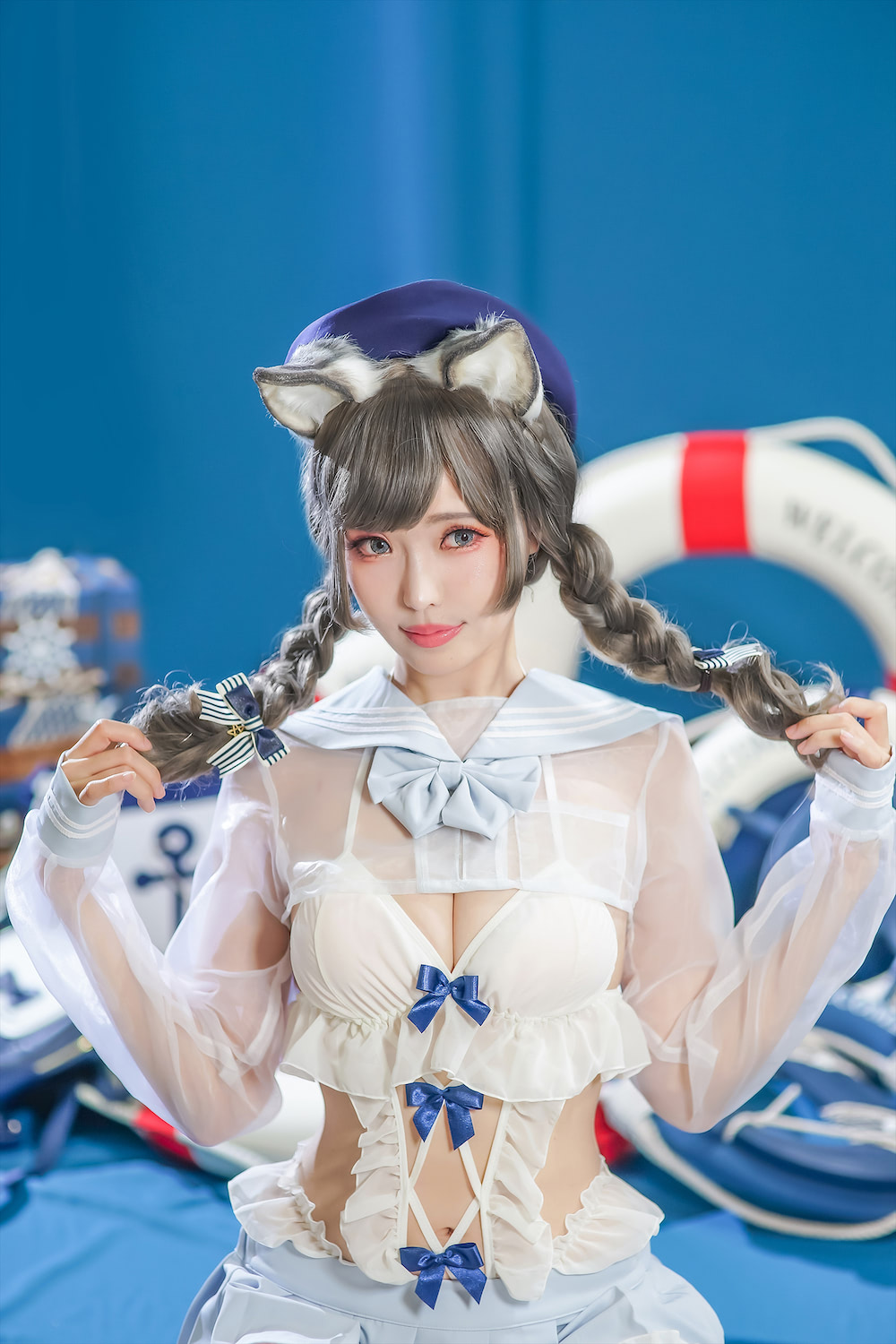 ElyEE子灰太狼透明jk64p