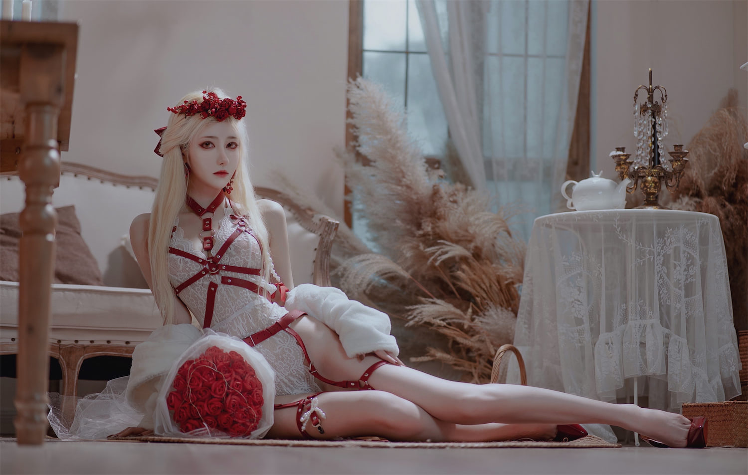 南桃Momoko玫瑰26p