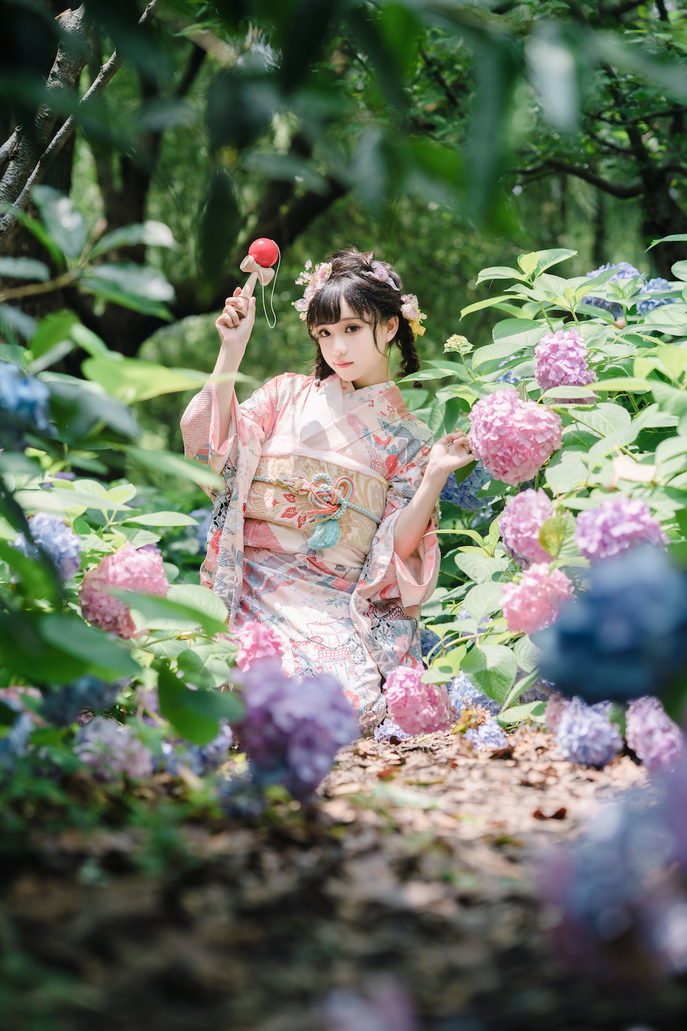 花柒Hana绣球花和服18p_1