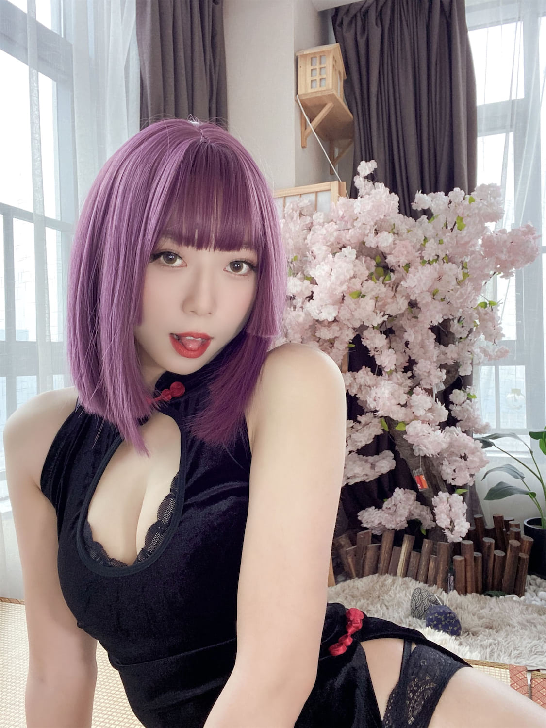 Money冷冷高叉旗袍108p1v