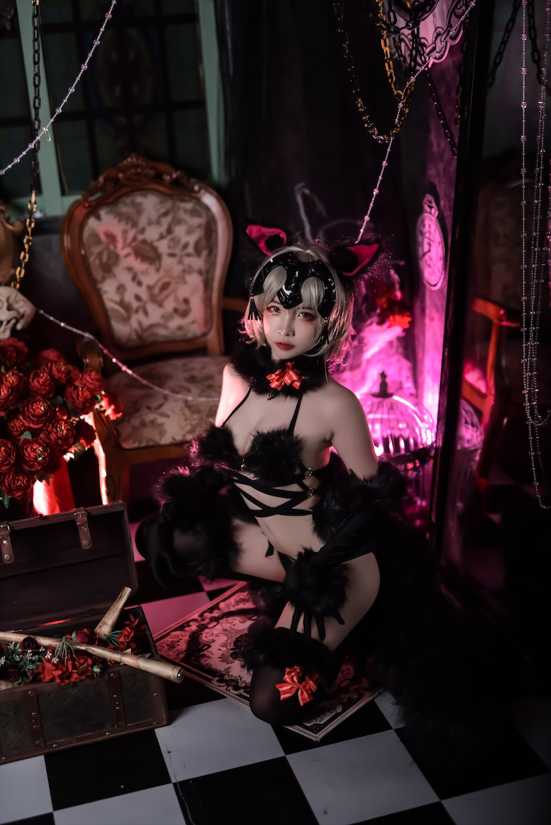 二佐Nisa黑贞德万圣节20p