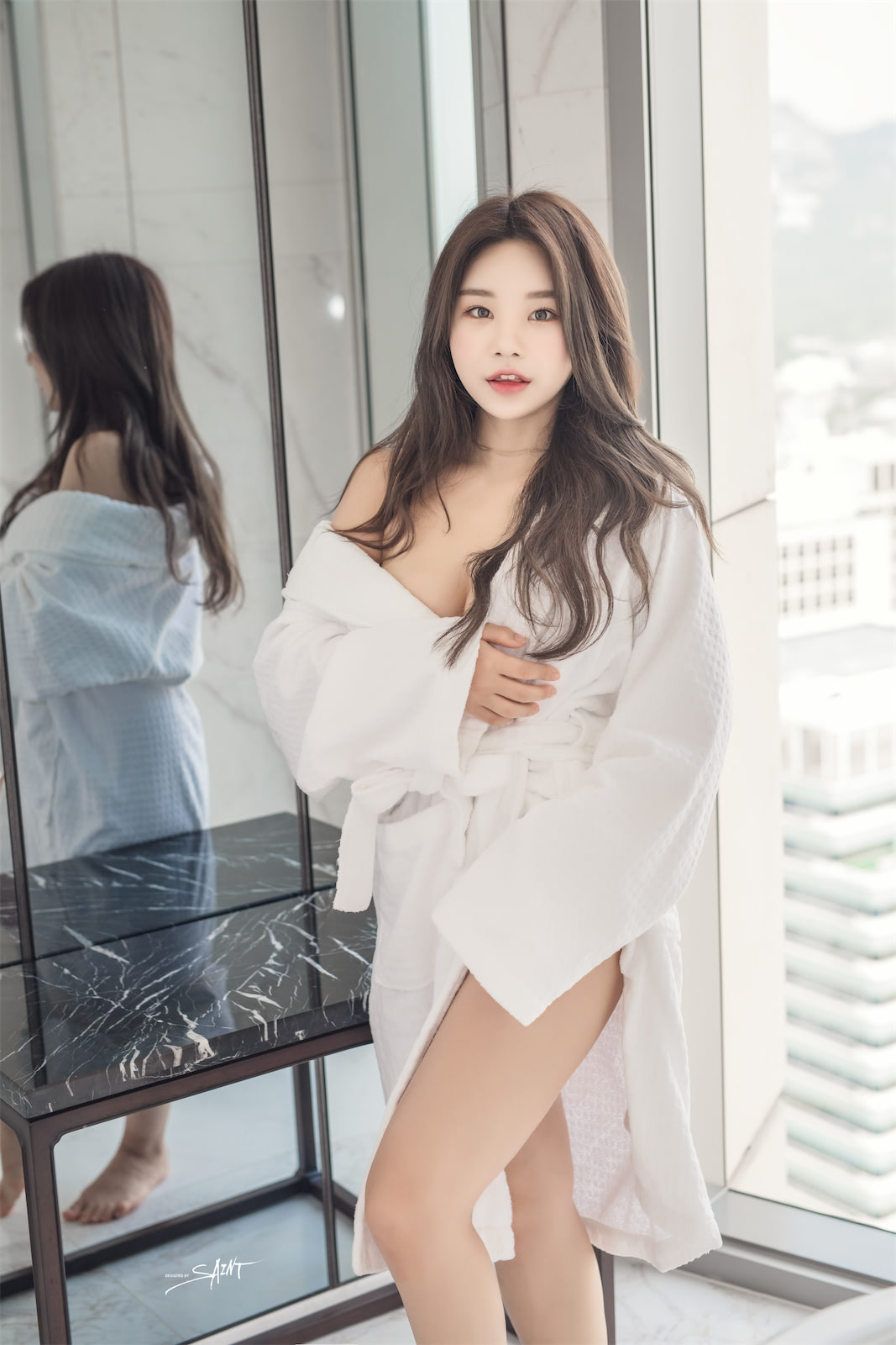 Zzyuri쮸리白浴袍纱裙59p_4
