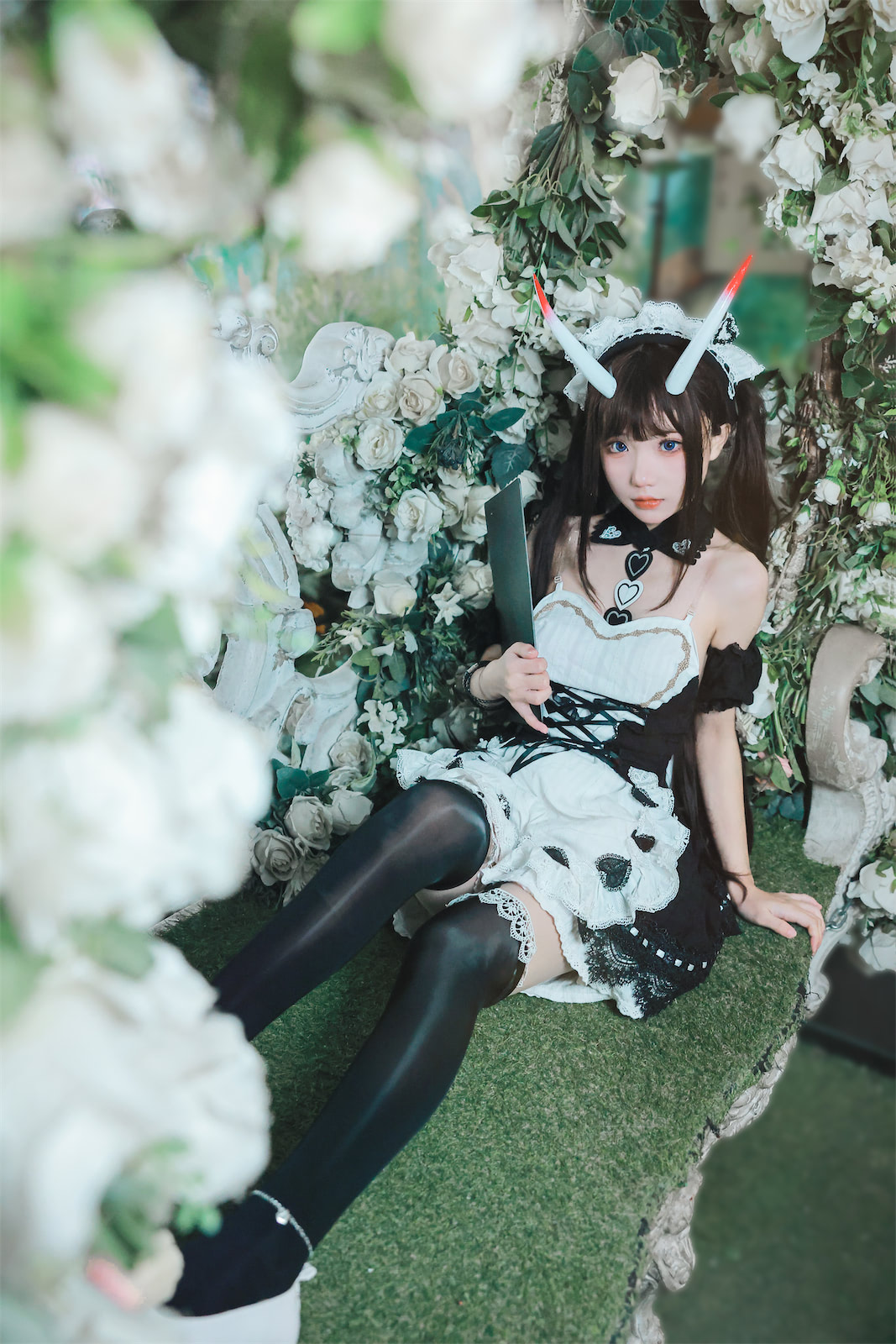 花柒Hana星雨咲夜能代女仆30p_3
