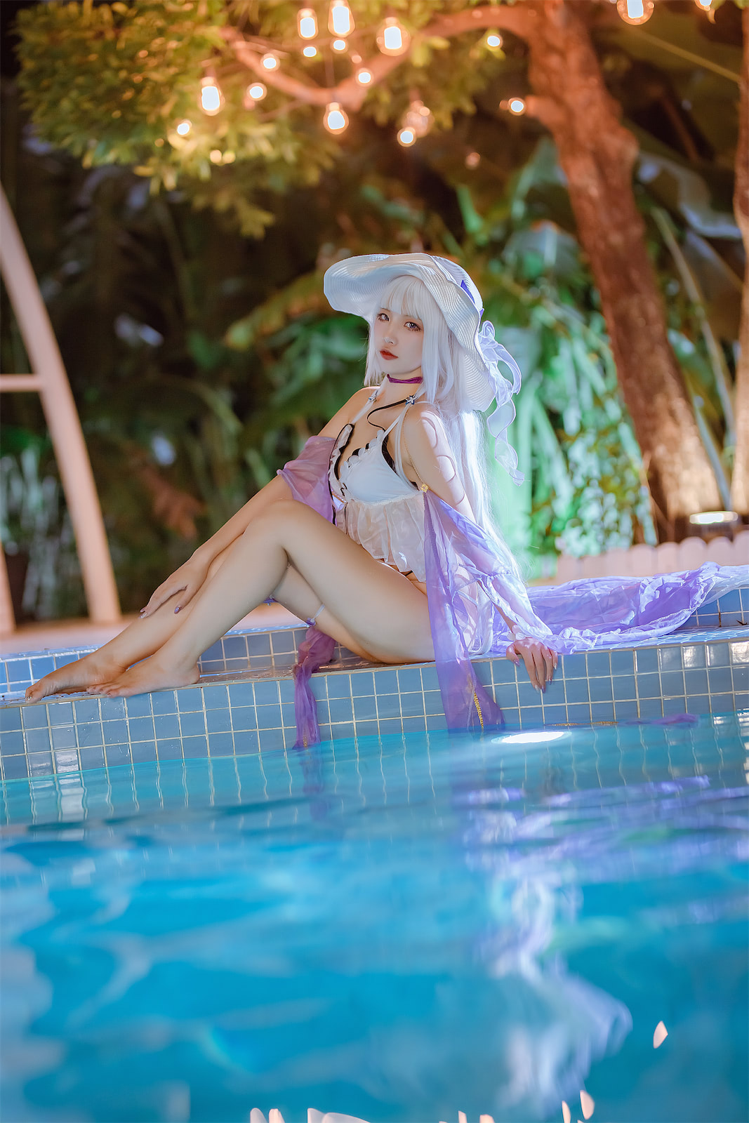 二佐Nisa碧蓝航线光辉泳装39p