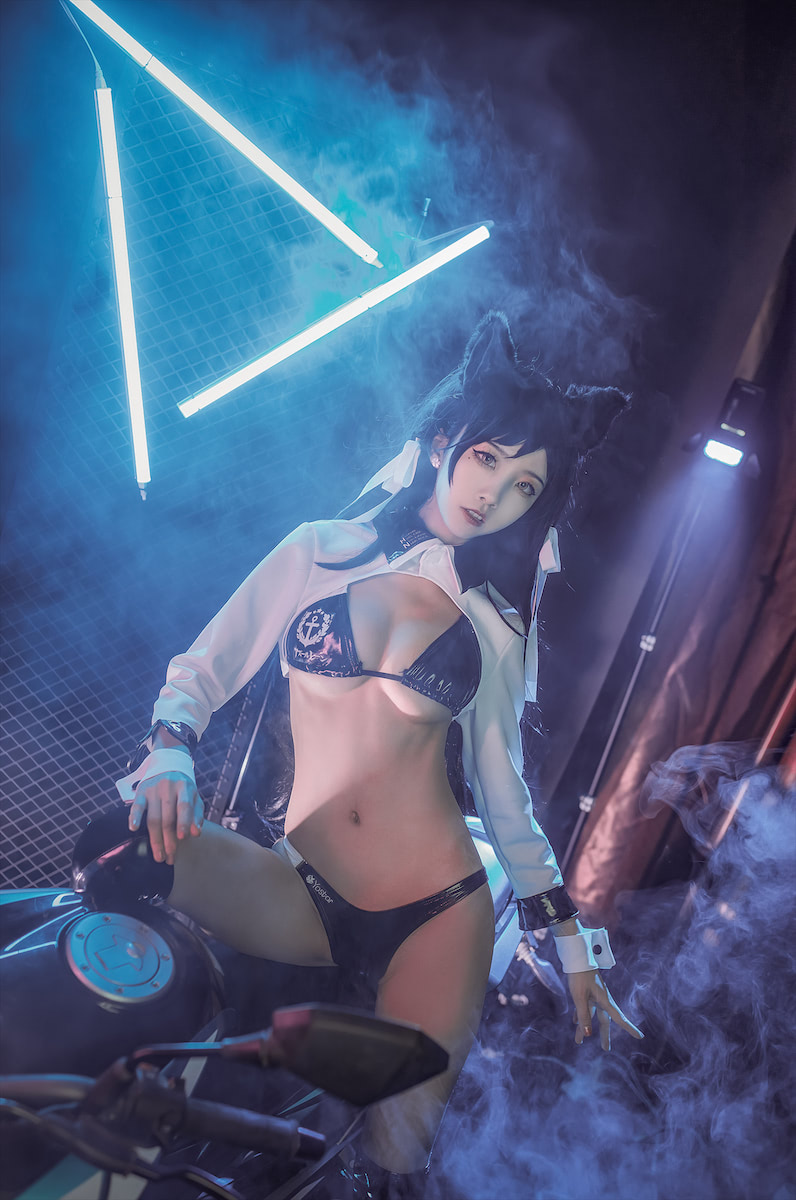 水淼aqua爱宕机车17p