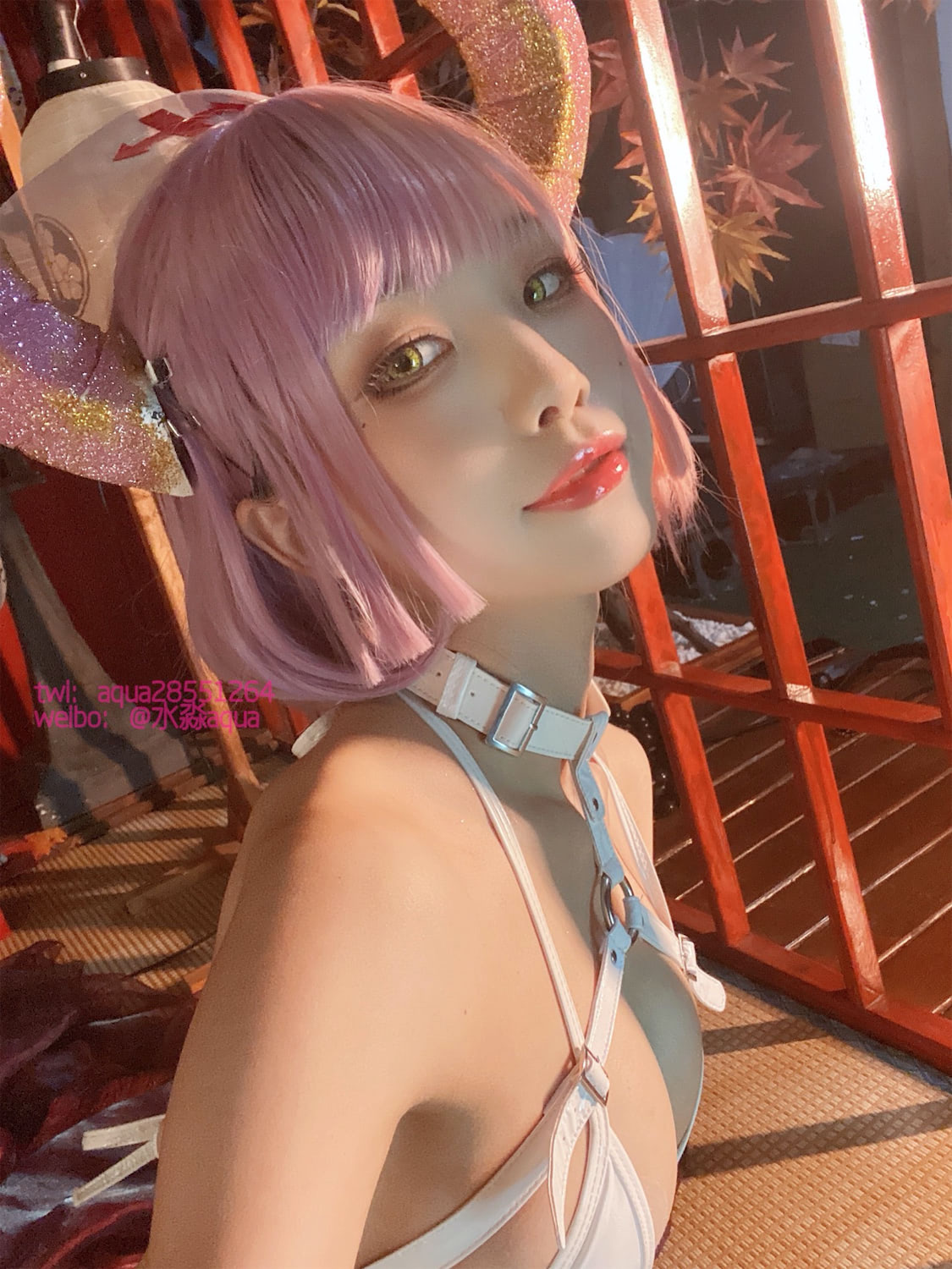 水淼aqua金角魅魔护士29p