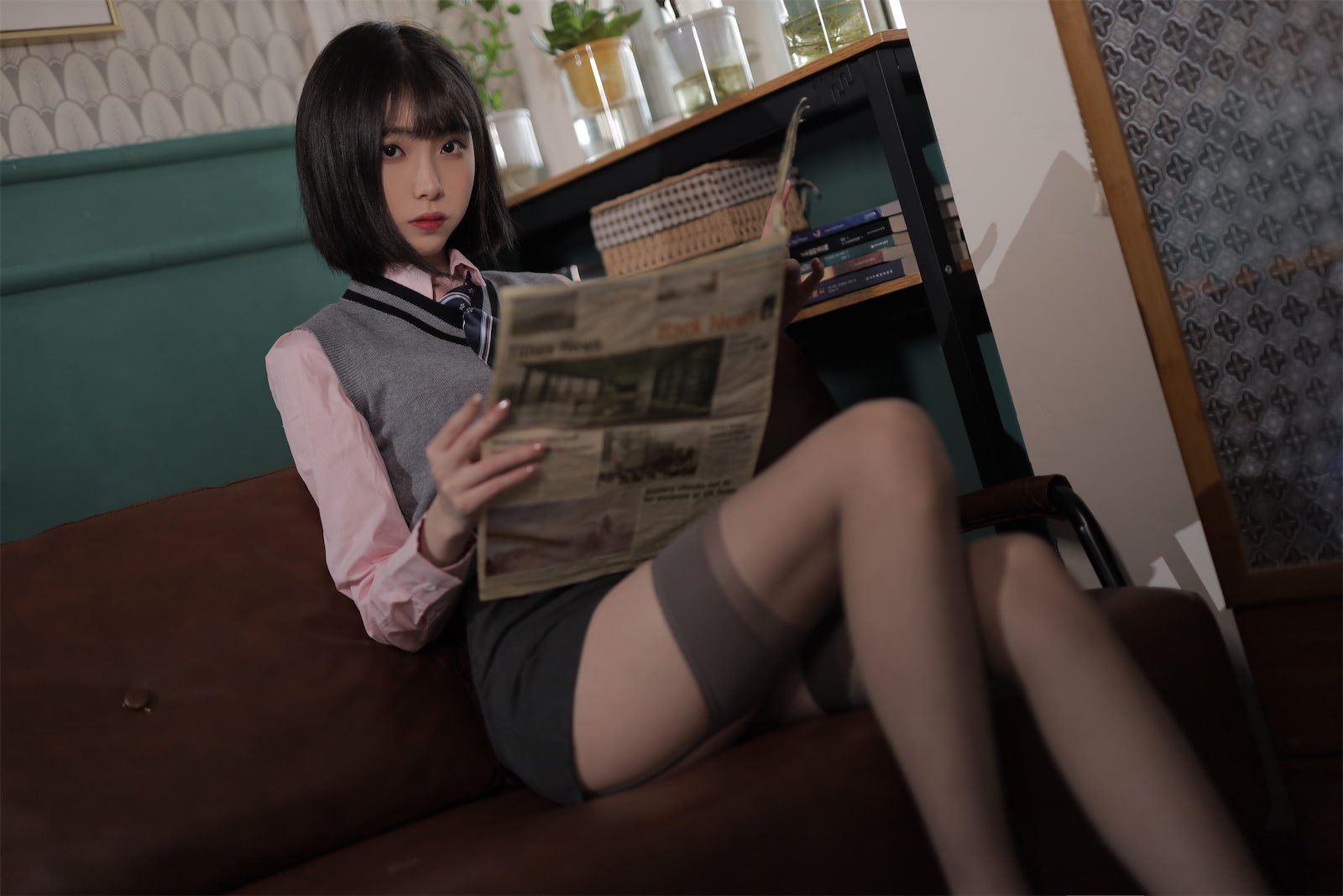 许岚LAN韩系制服40p_2