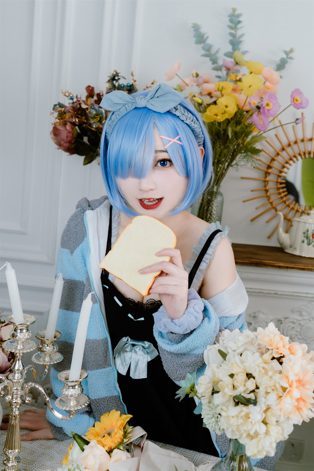 桃墨公子居家的蕾姆23p