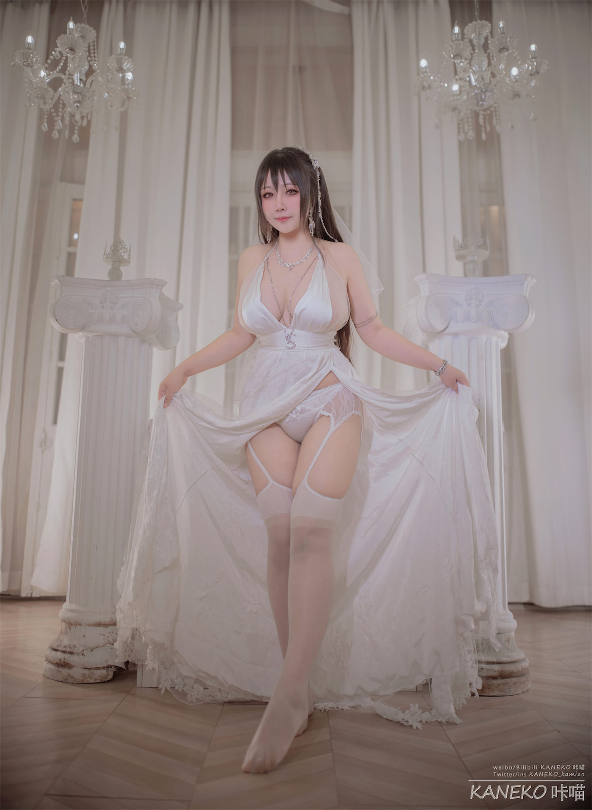 KANEKO_咔喵大凤婚纱花嫁47p