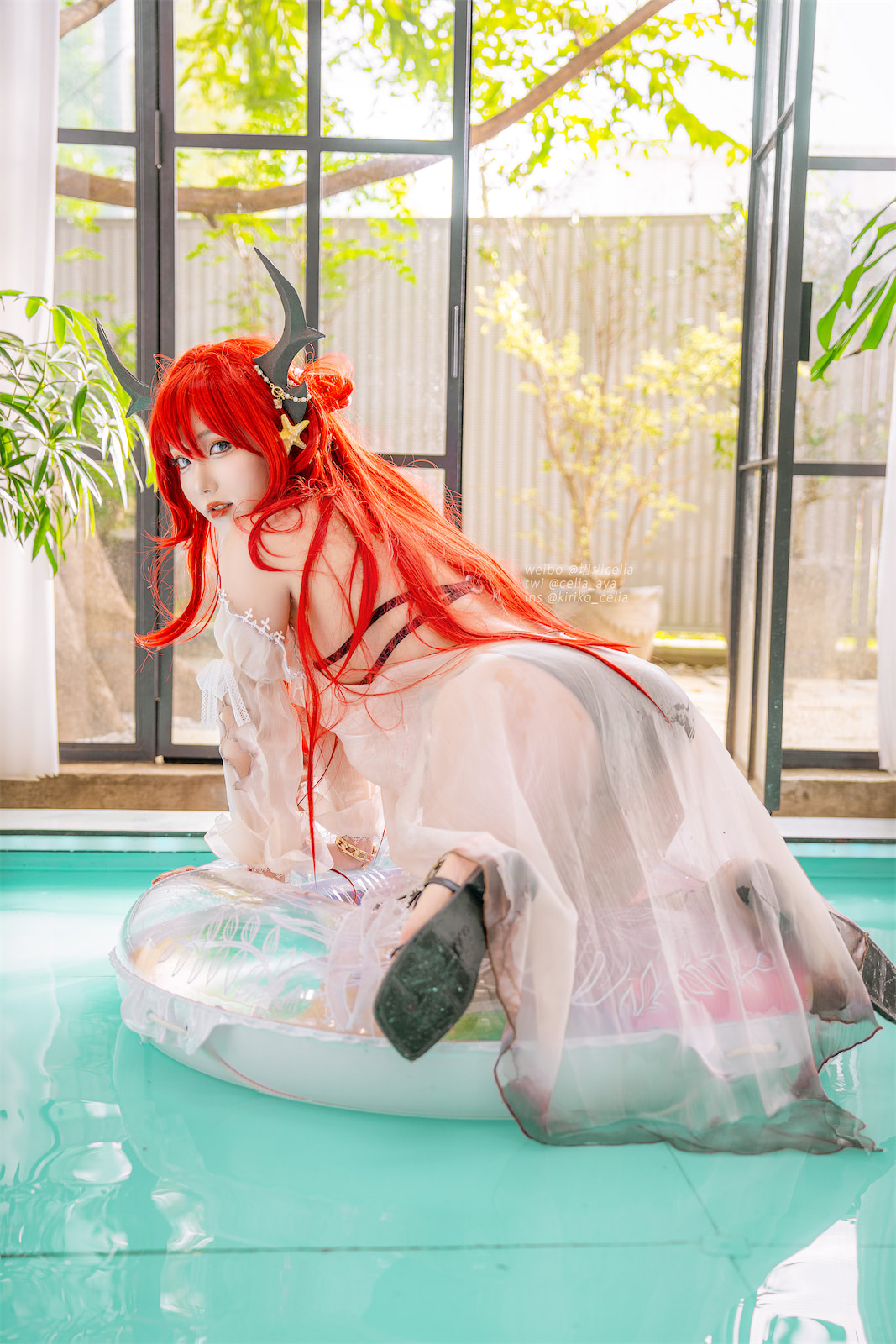 切切celia明日方舟史尔特尔泳装27p