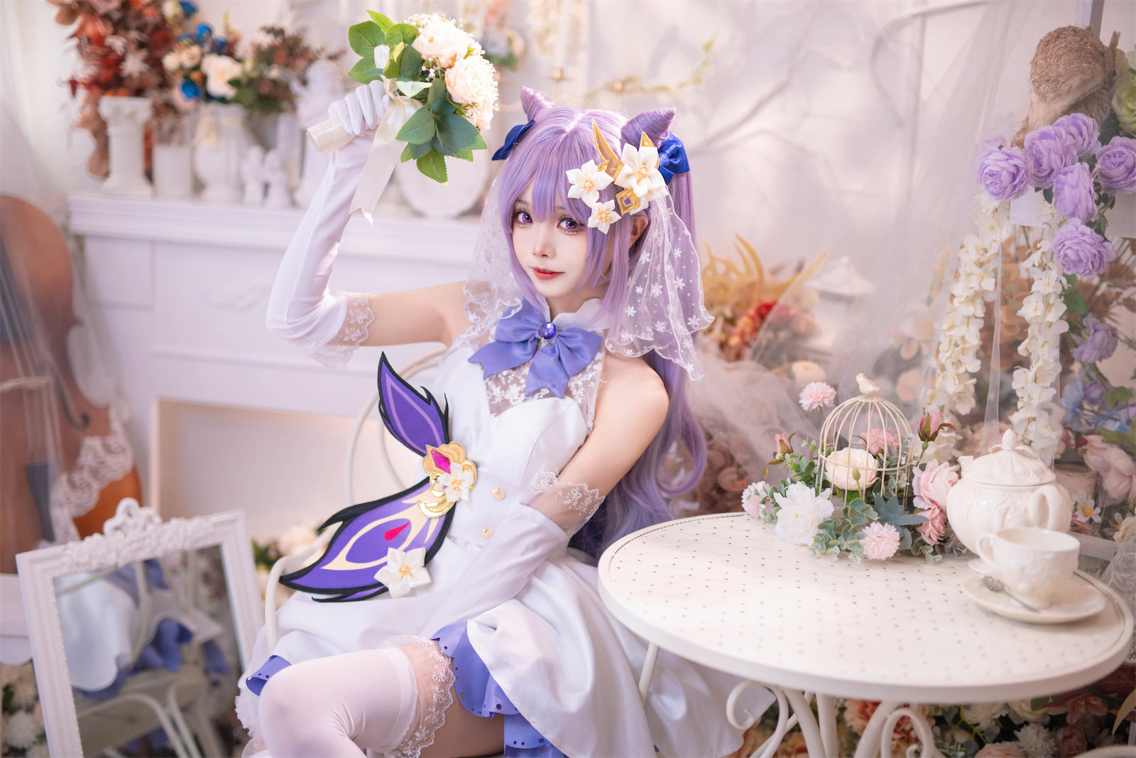 艾西Aiwest刻晴花嫁40p