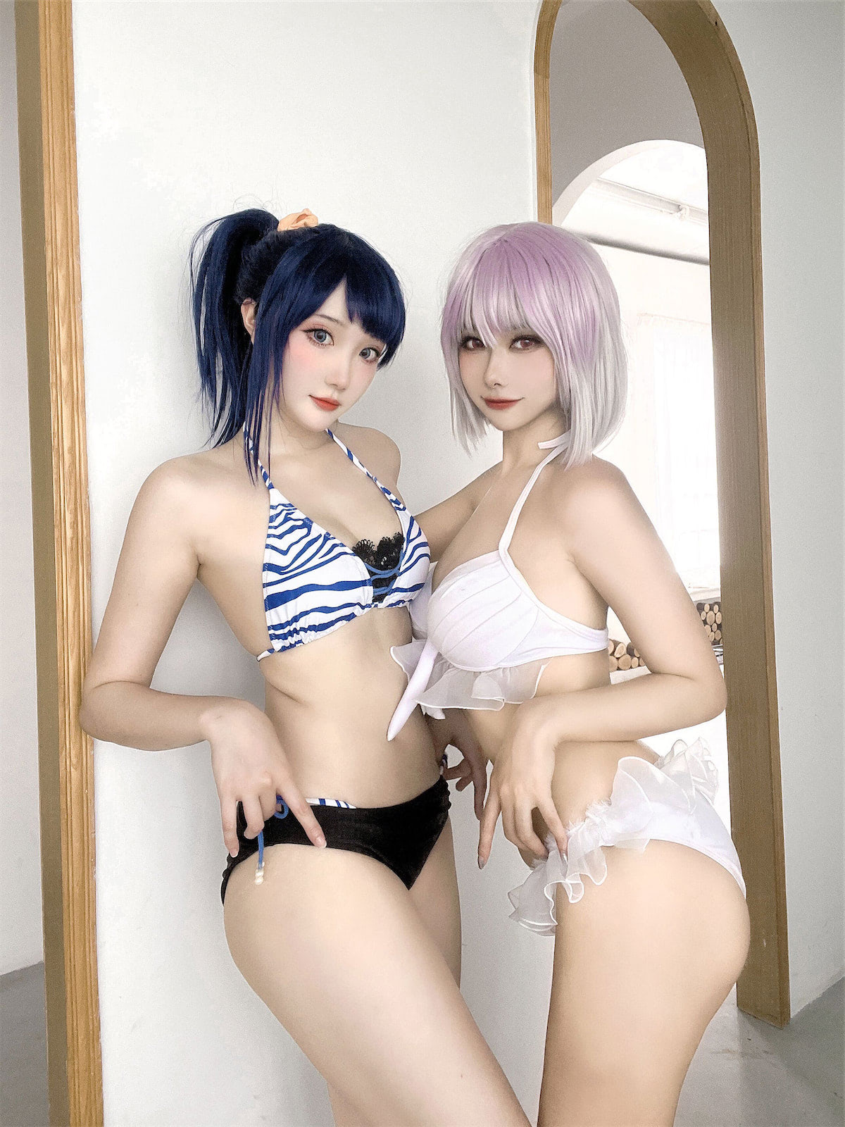 Momoko葵葵瓜希酱宝多六花新条茜泳装85p