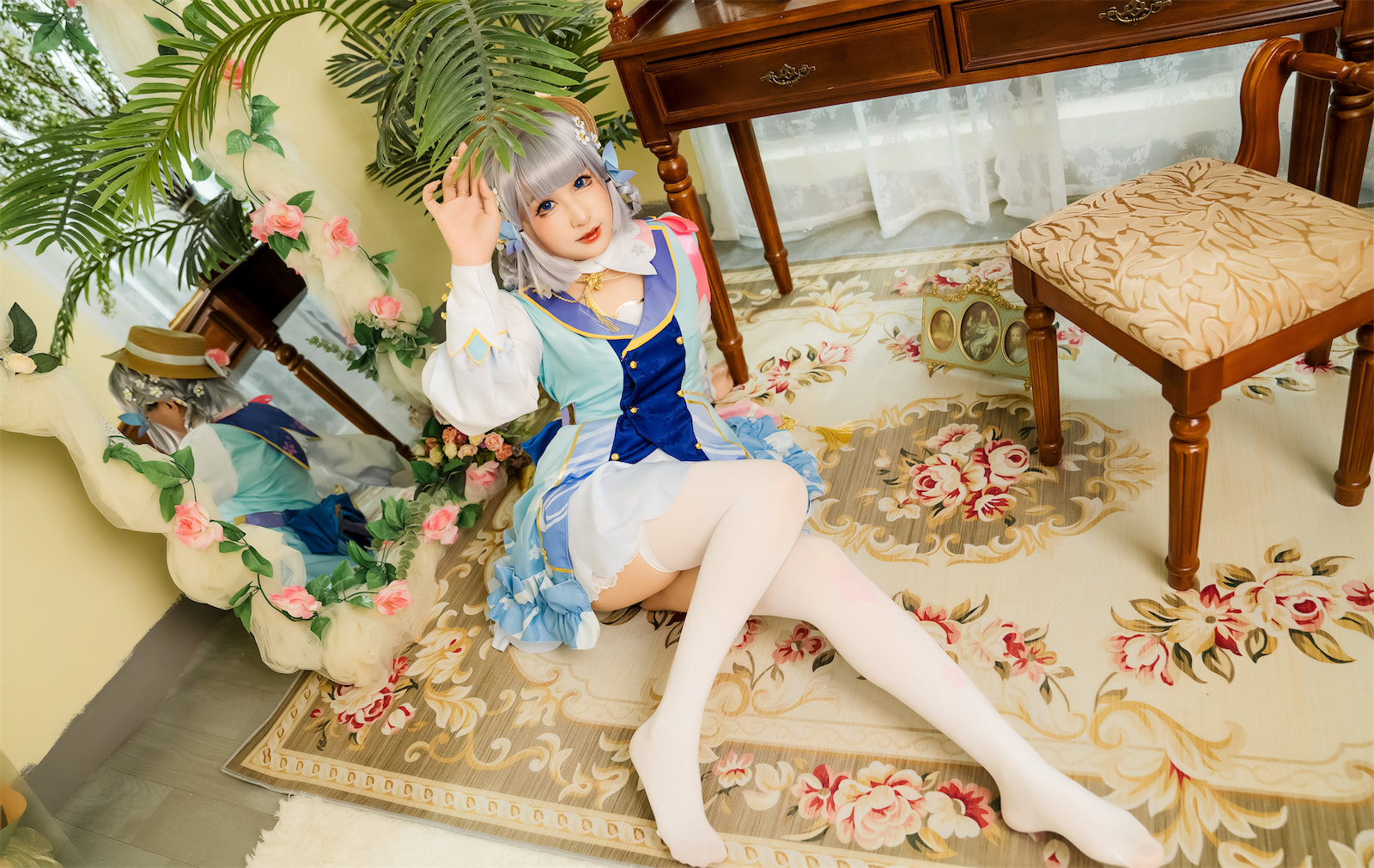 喵喵的喵吖战斗女仆柴郡神里绫华八重神子45p