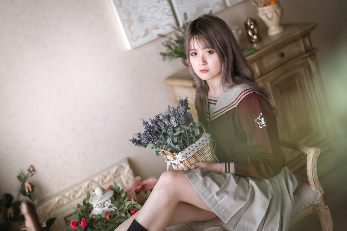 秋楚楚 文艺风jk少女18p