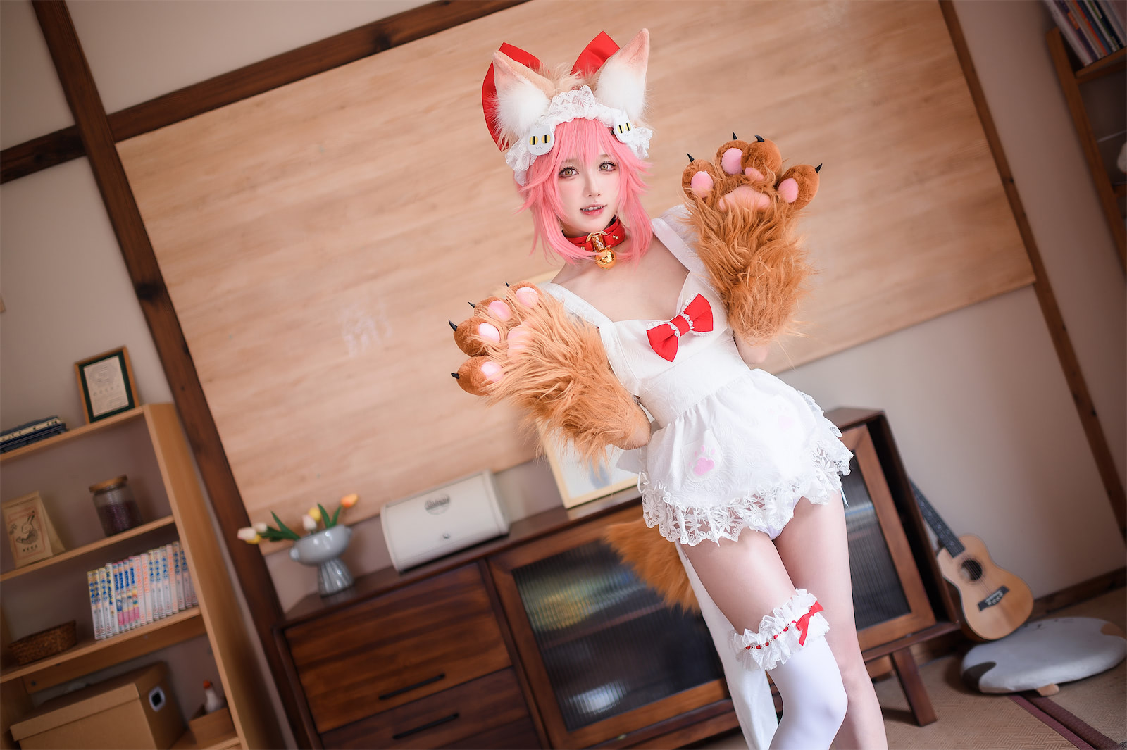 阿包也是兔娘玉藻喵女仆围裙44p