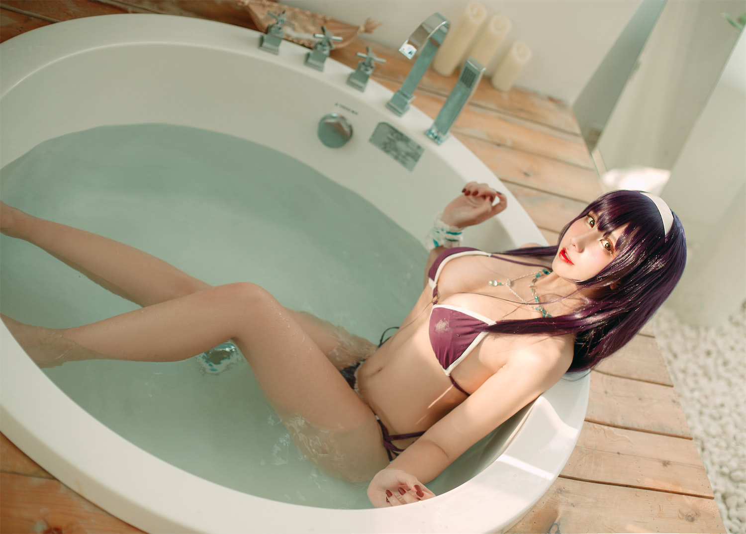 九曲Jean霞之丘诗羽泳装24p