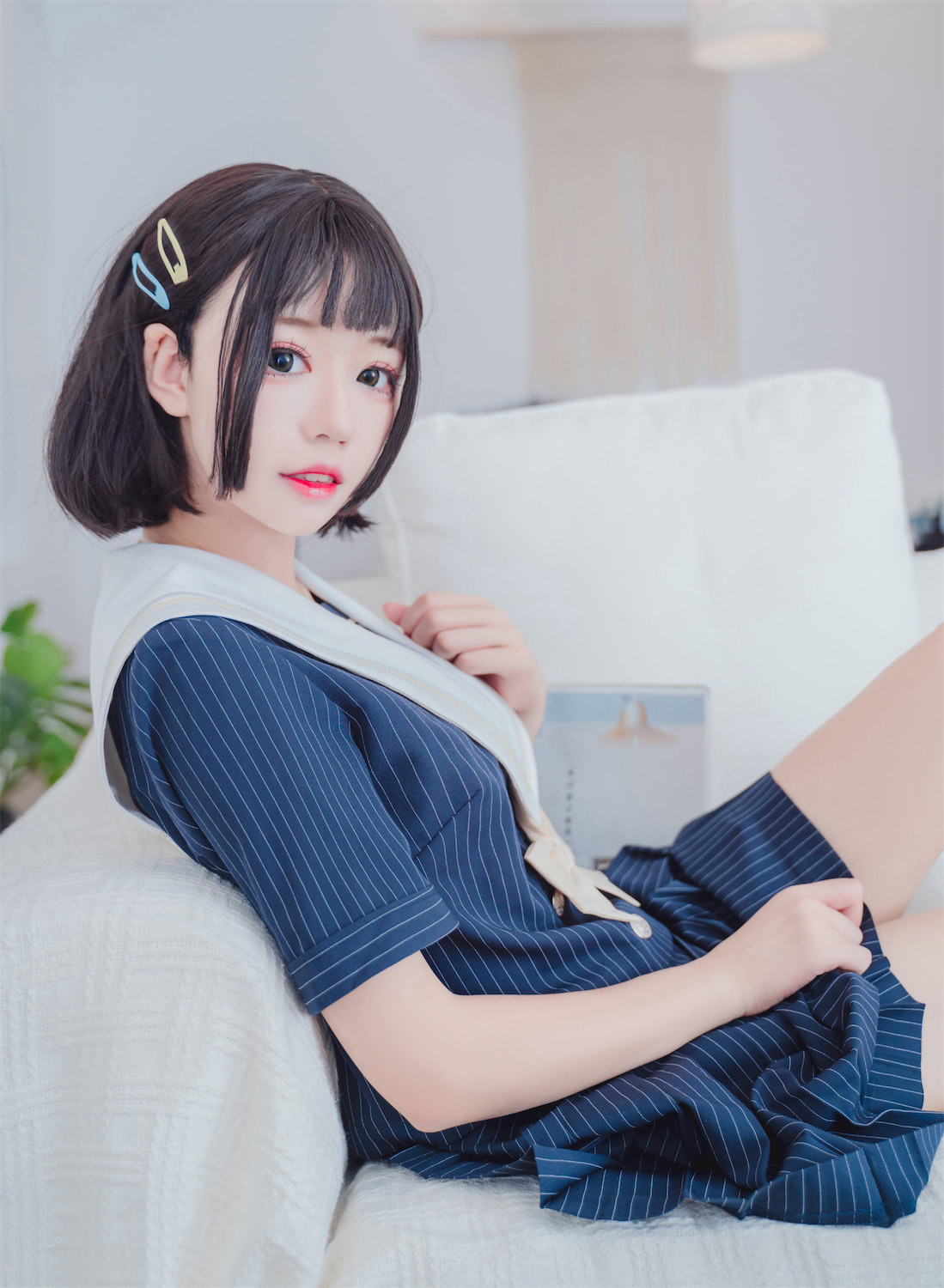 猫君君MaoJun海蓝水手服40p