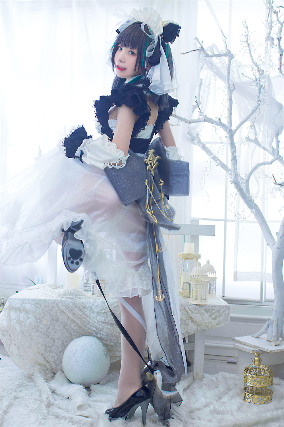 水淼aqua碧蓝航线柴郡35p