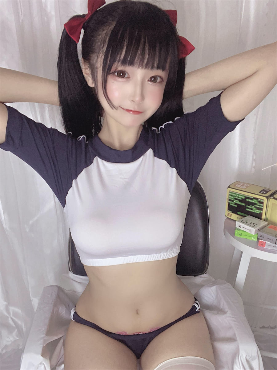 佳佳好难啊暑假体操服17p_2