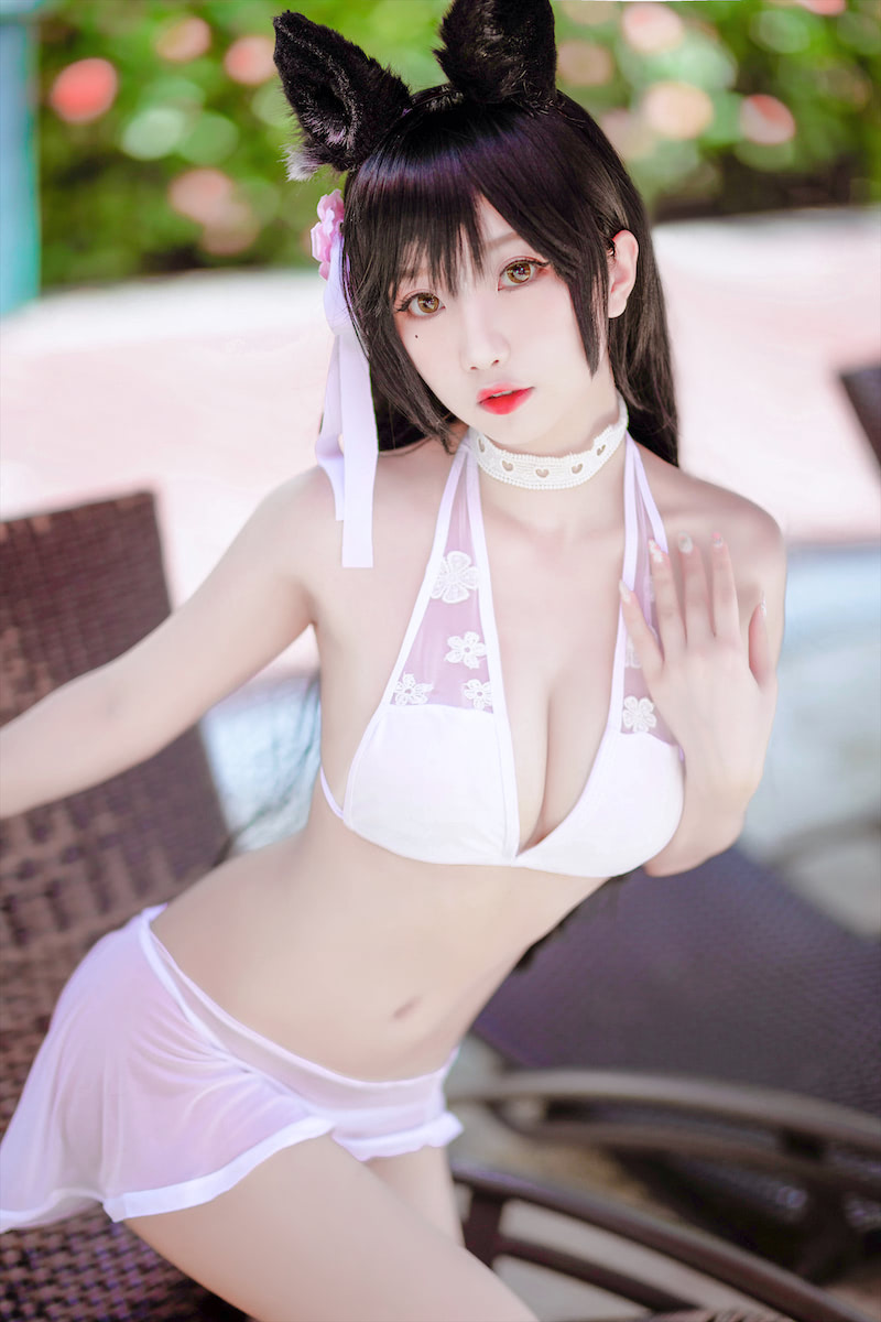 鬼畜瑶在不在w碧蓝航线爱宕泳装17p