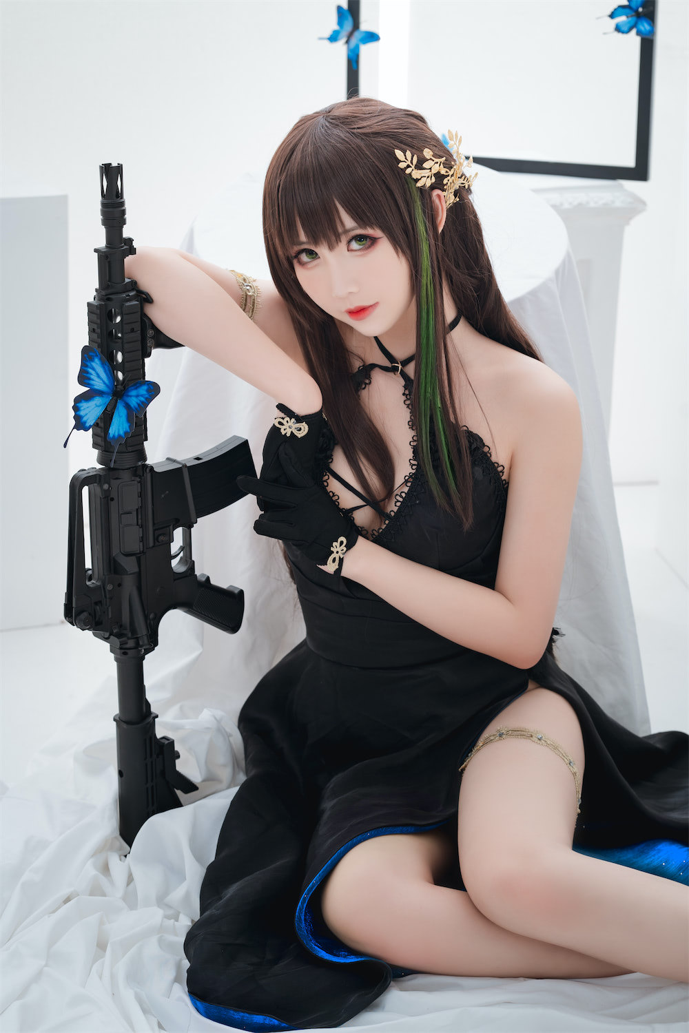 面饼仙儿少女前线M4A1礼服20p_3