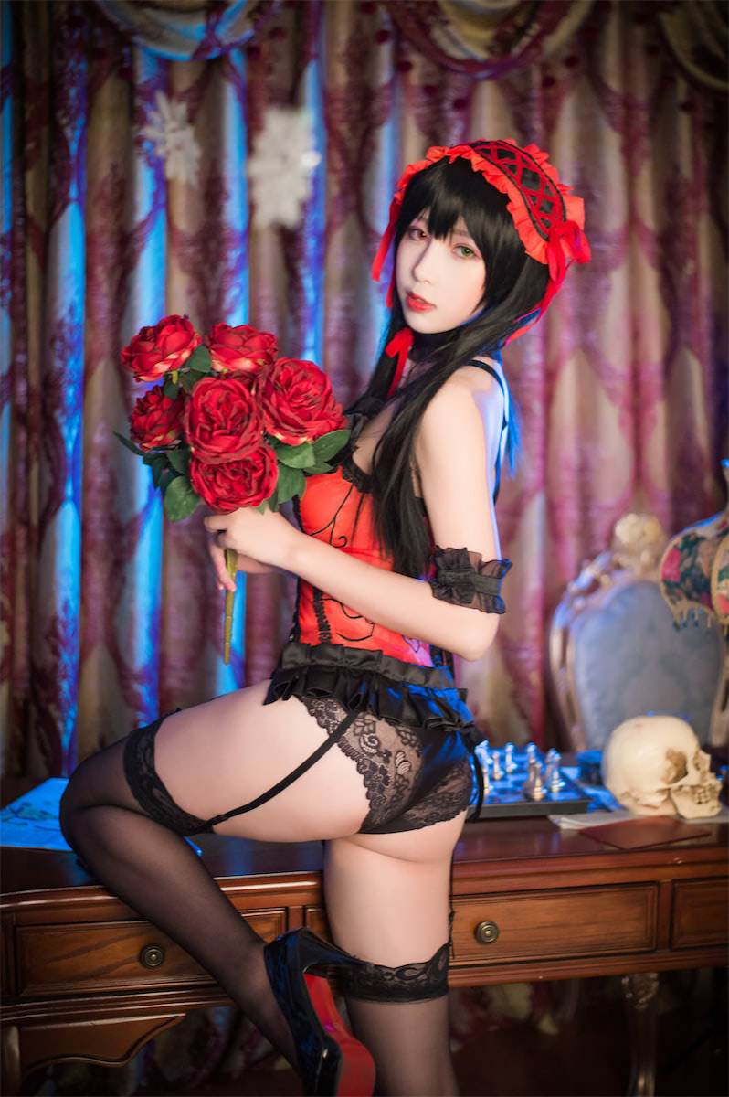 w黑米粥w时崎狂三内衣37p