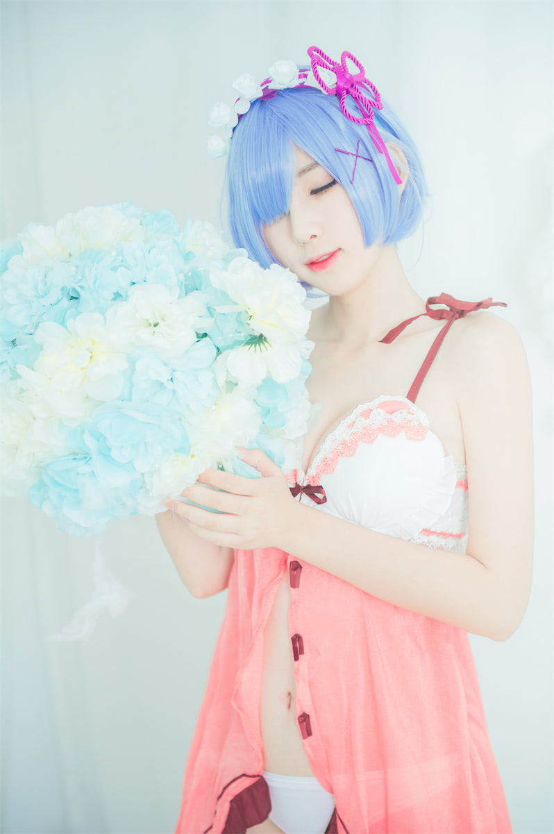 w黑米粥w蕾姆粉睡衣24p