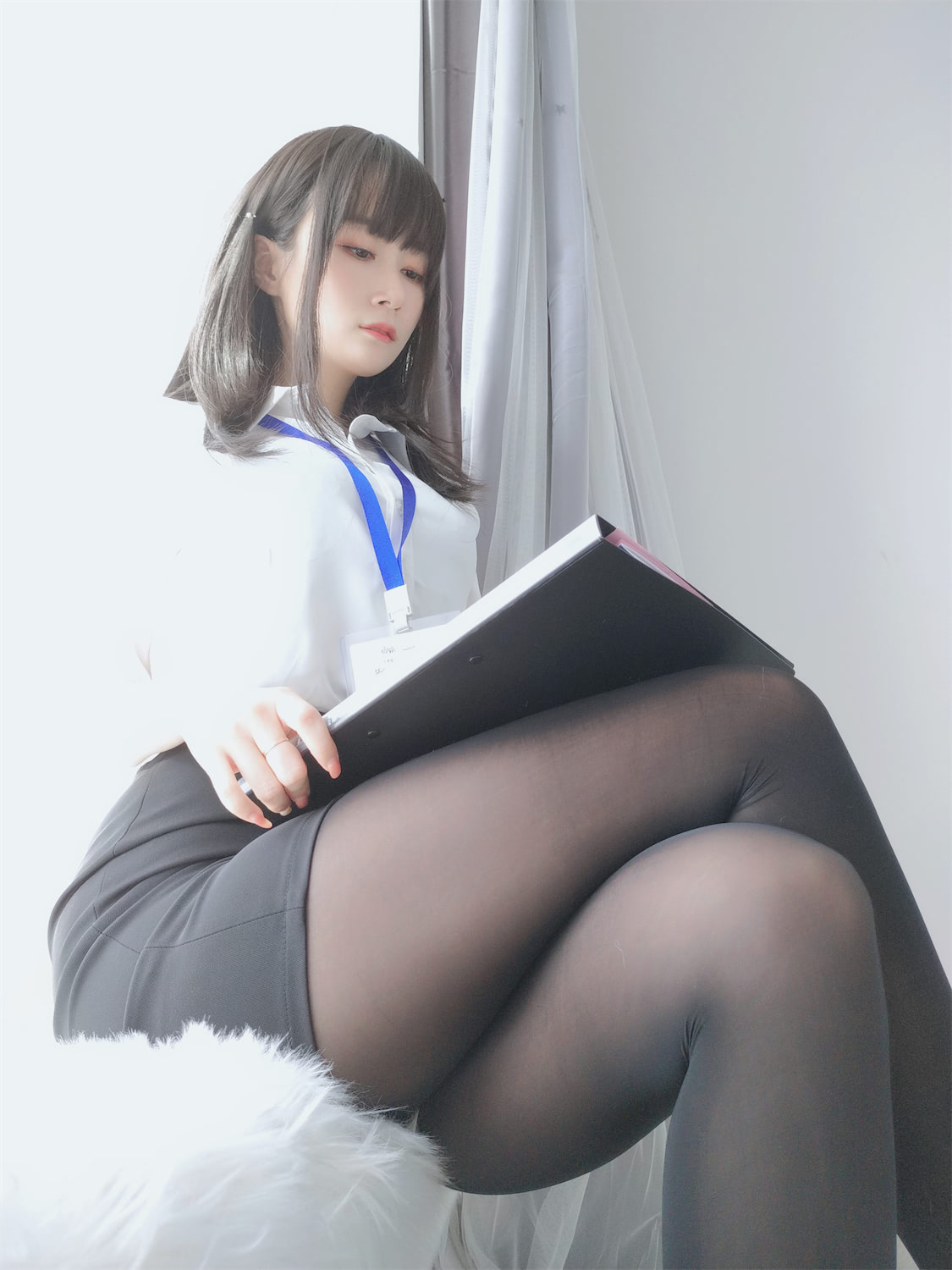 白银81黑丝OL制服124p8v_4