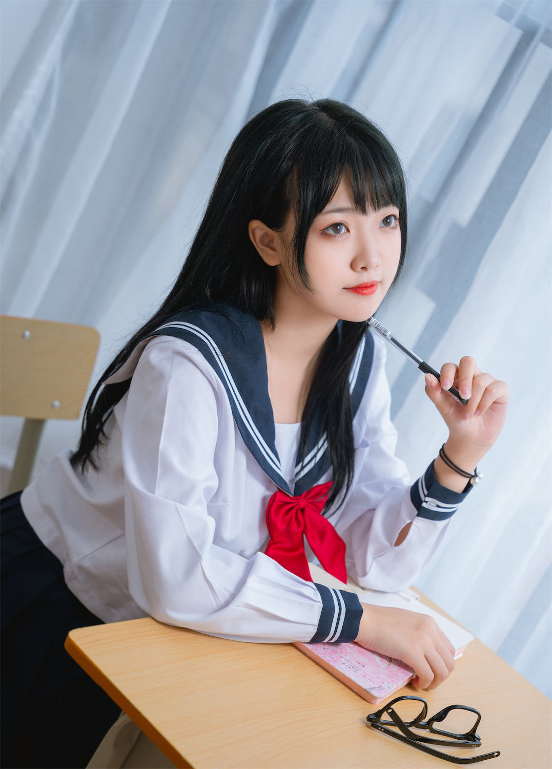 lovely呆玄教室水手服42p